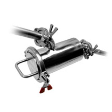 Hygienic single filter Type: 1680 Stainless steel SS316 Milk coupling (DIN 11851)